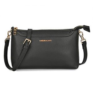 Crossbody Bags for Women, Lightweight Purses and Handbags PU Leather Small Shoulder Bag Satchel with Adjustable Strap